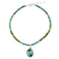 Turquoise and Camel Jasper Fashion Necklace