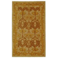 Handmade Nomadic Ivory/ Gold Wool Rug (3' x 5')