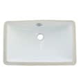Courtyard White Undermount Lavatory Sink