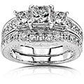 14k White Gold 1 5/8 ct TDW Diamond Wedding Ring (HI, I1-I2)