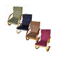 Bentwood Chair with Padded Microsuede Seat