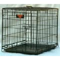 Single Door Large 42-inch Folding Medium to Large Dog Crate Cage