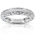14k White Gold 1/3ct TDW Brilliant Diamond Ring