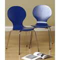 Children's Blue Bentwood Side Chair (Set of 2)