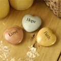 Inspirational Stone Hearts (Set of 3)