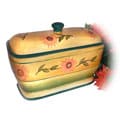 Sunflower Garden Handpainted Toast / Bread Jar