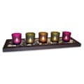 5-piece Jewel Tone Candle Tray