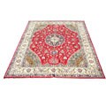 Iranian Persian Kashan Hand-knotted Red/Navy Rug (11' x 15')