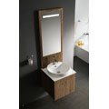 Vigo Wall Mount Walnut Vanity Set