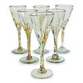 'Multicolor Specks' Champagne Flutes Set (Mexico)