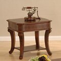 Checked Inlay End Table