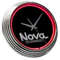 Neon Garage Clock with Nova Design
