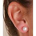 DaVonna 14k Gold Akoya Pearl Earrings (7-7.5 mm) (Set of 5)