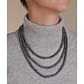 DaVonna Cultured FW Black Pearl 64-inch Endless Necklace (6-7 mm) (case of 3)