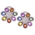 Encore by Le Vian 14k Gold Multi-sapphire Earrings