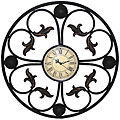 Essential guideline on Wrought iron decor Handcrafted Metal Scroll Art Wall Clock