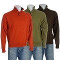 Visitor Men's 4-button Mock Sweater