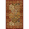Handmade Heritage Bakhtiari Multi/ Red Wool Rug (3' x 5')