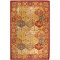 Handmade Heritage Bakhtiari Multi/ Red Wool Rug (6' x 9')