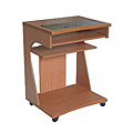 Cherry Finish Computer Cart