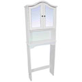 Wave White Bathroom Space Saver