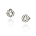 Sterling Silver 1/8ct TDW Diamond Stud Earrings