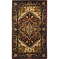 Handmade Classic Herize Red Wool Rug (3' x 5')