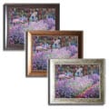 Claude Monet 'Garden de Giverny' Framed Canvas Art