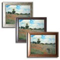 Claude Monet 'Poppyfields' Framed Canvas Art