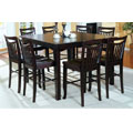 Cafe De Lux Counter Height 9-piece Dining Set