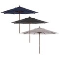 11-foot Outdoor Umbrella with Wood Pole