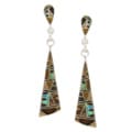 Sterling Silver Multi-gemstone Earrings