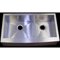 36-inch Stainless Steel Double-bowl Farmhouse Sink