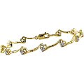 14k Yellow Gold 1/3ct TDW Diamond Bracelet (H-J, I1-2)