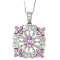 Encore by Le Vian 14k Gold Sapphire 1/4ct TDW Diamond Necklace