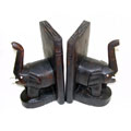 Elephant Bookends (Ghana)