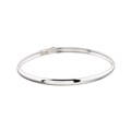 Sterling Silver Polished Flex Bangle