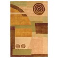 Handmade Rodeo Drive Soho Beige New Zealand Wool Rug (5' x 8')