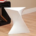 Prism White Side Table
