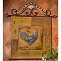 Free connected resources for iron Hanging Hand-painted Tuscan Rooster Metal Wall Hanging