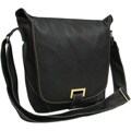 Amerileather Flapover Cross-body Messenger Bag