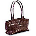 Handmade 'Impression' Leather Handbag (Peru)