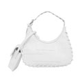 Mudd White Handbag with Cell Phone Case