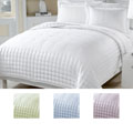 Embroidered Cotton Down Alternative Comforter and Sham Set