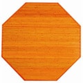 Orange Bamboo Rug (3' Octagonal)