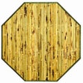 Handmade Variegated Bamboo Rug (3' Octagonal)