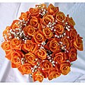 Bouquet of 24 Orange Roses