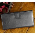 Black Leather Travel Wallet