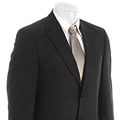 Claiborne Men's Charcoal Wool 2-button Suit