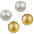 Sterling Silver 10 mm Ball Bead Earrings